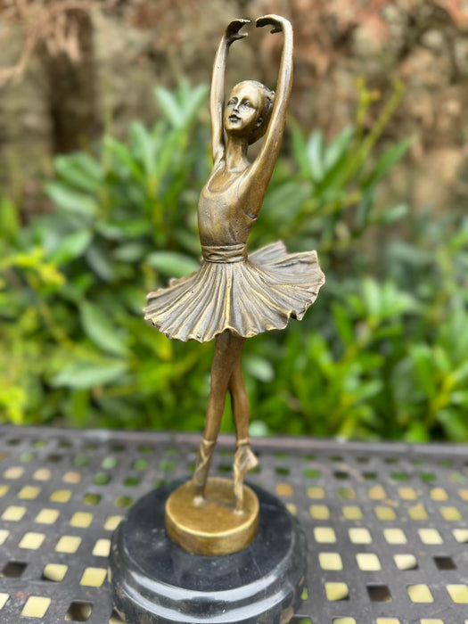 Sculpture Danseuse Ballerine 25cm Bronze