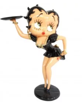 STATUE BETTY BOOP 50CM SERVICE NOIR