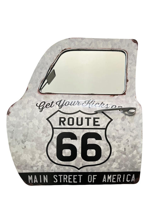 PORTIÈRE MÉTAL ROUTE 66 H.50CM - PORTIÈRE DECORATIVE