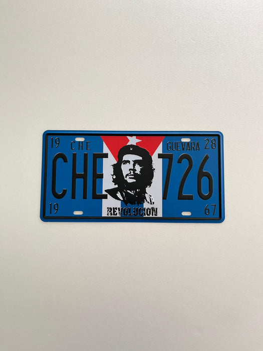 PLAQUE MÉTAL GUEVARA 15x30 CM - PLAQUE DECORATIVE