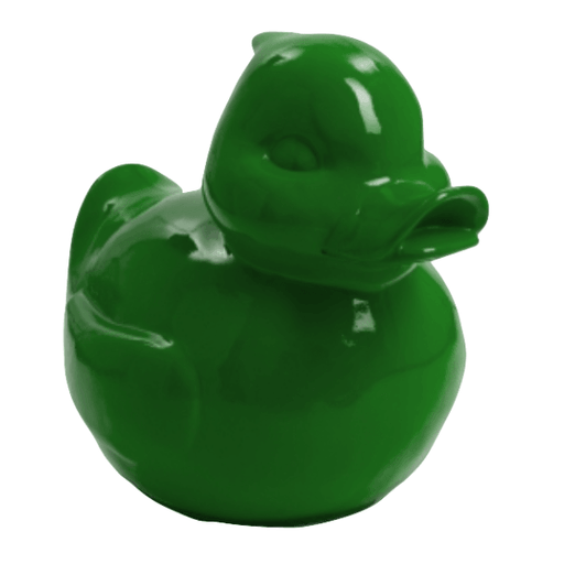 Statue Canard Animaux Resine - 65cm - Vert - ANIMAUX-RESINE.FR