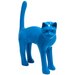 Statue Chat Animaux Resine - 105cm - Bleu - ANIMAUX-RESINE.FR