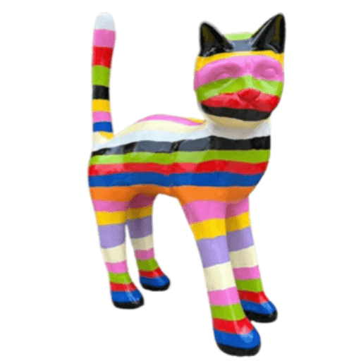 Statue Chat Animaux Resine - 105cm - Candy - ANIMAUX-RESINE.FR