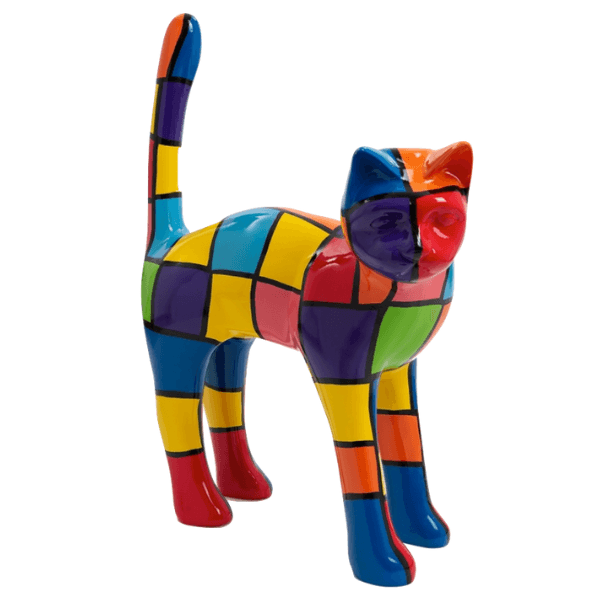 Statue Chat Animaux Resine - 105cm - Dragibus - ANIMAUX-RESINE.FR