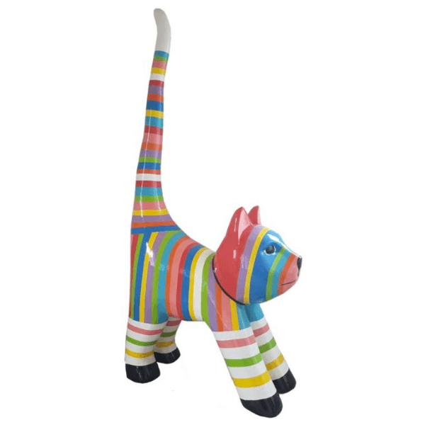 Statue Chat Animaux Resine - 205cm - Candy - ANIMAUX-RESINE.FR