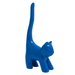 Statue Chat Animaux Resine - 30cm - Bleu Nuit - ANIMAUX-RESINE.FR