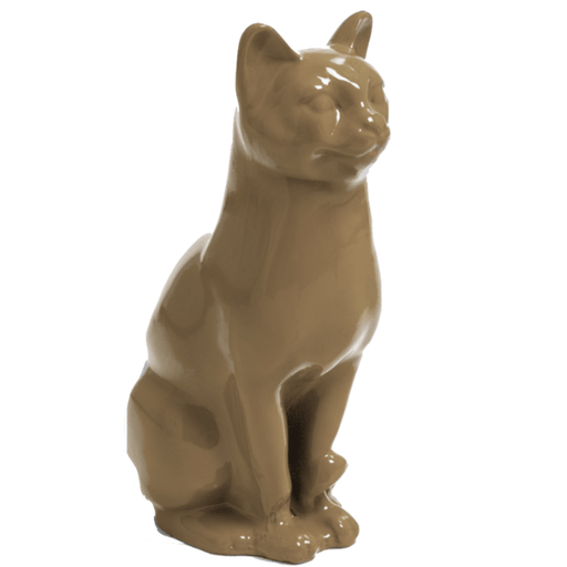 Statue Chat Animaux Resine - 40cm - Marron - ANIMAUX-RESINE.FR