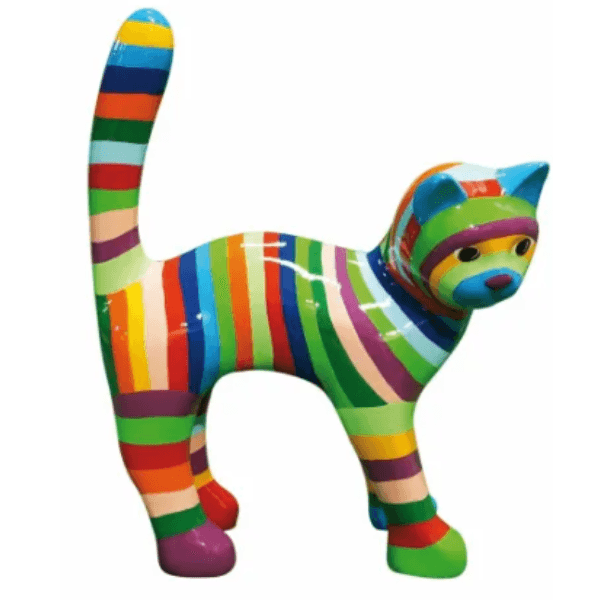 Statue Chat Animaux Resine - 45cm - Berlingot - ANIMAUX-RESINE.FR