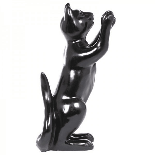 Statue Chat Animaux Resine - 55cm - Noir - ANIMAUX-RESINE.FR