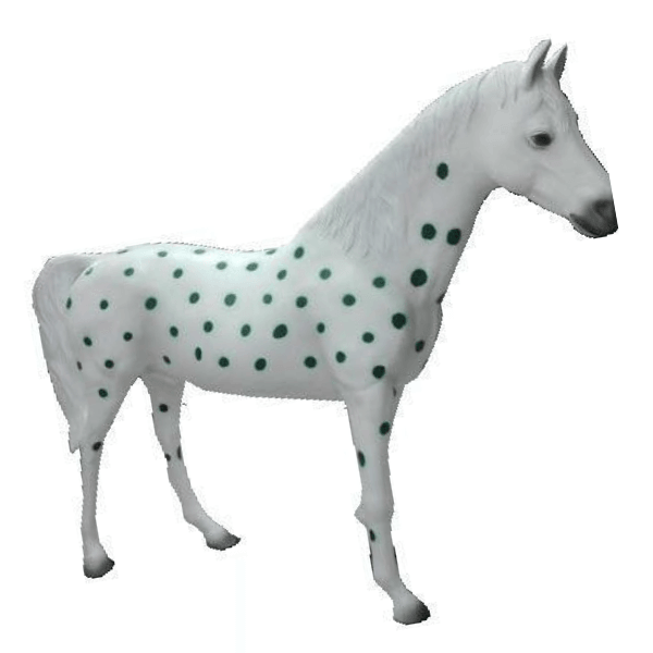 Statue Cheval Animaux Resine - 210cm - Pois - ANIMAUX-RESINE.FR