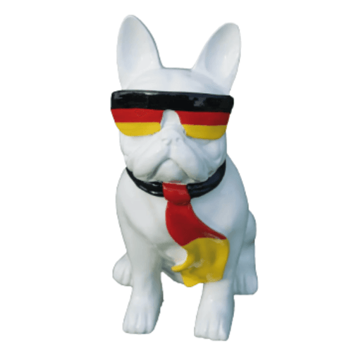 Statue Chien Bouledogue Francais Animaux Resine - 35cm - Allemagne - ANIMAUX-RESINE.FR