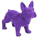 Statue Chien Bouledogue Francais Animaux Resine - 45cm - Violet - ANIMAUX-RESINE.FR