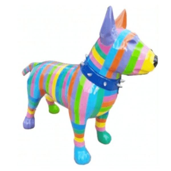 Statue Chien Bull Terrier Animaux Resine - 60cm - Berlingot - ANIMAUX-RESINE.FR