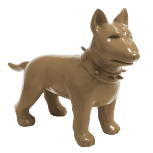 Statue Chien Bull Terrier Animaux Resine - 60cm - Marron - ANIMAUX-RESINE.FR