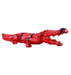 Statue Crocodile Animaux Resine - 130cm - Coulure Rouge - ANIMAUX-RESINE.FR