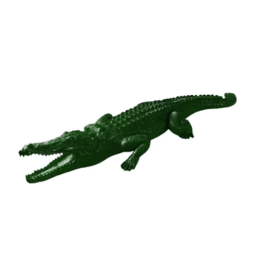 Statue Crocodile Animaux Resine - 320cm - Vert - ANIMAUX-RESINE.FR