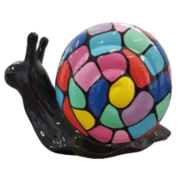 Statue Escargot Animaux Resine - 50cm - Dragibus - ANIMAUX-RESINE.FR