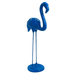 Statue Flamant Rose Animaux Resine - 110cm - Bleu Nuit - ANIMAUX-RESINE.FR