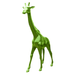 Statue Girafe Animaux Resine - 150cm - Vert Pomme - ANIMAUX-RESINE.FR