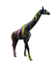 Statue Girafe Animaux Resine - 320cm - Multi Coulure Noir - ANIMAUX-RESINE.FR