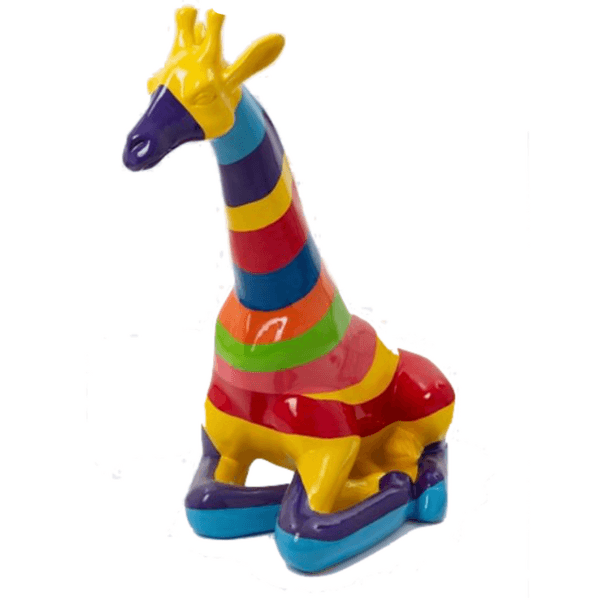 Statue Girafe Animaux Resine - 90cm - Berlingot - ANIMAUX-RESINE.FR