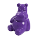 Statue Hippopotame Animaux Resine - 50cm - Violet - ANIMAUX-RESINE.FR