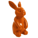 Statue Lapin Animaux Resine - 60cm -Orange - ANIMAUX-RESINE.FR