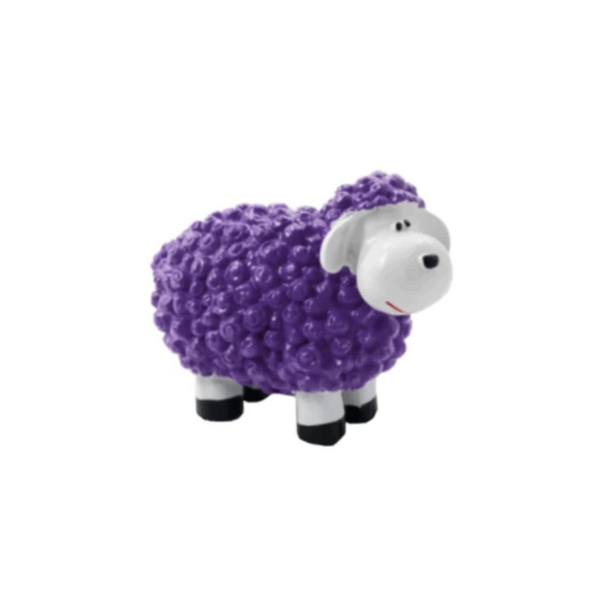 Statue Mouton Animaux Resine - 60cm - Violet - ANIMAUX-RESINE.FR