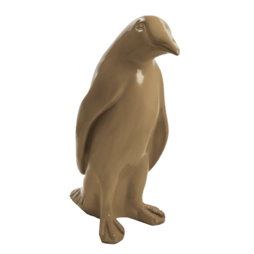 Statue Pingouin Animaux Resine - 70cm - Marron - ANIMAUX-RESINE.FR