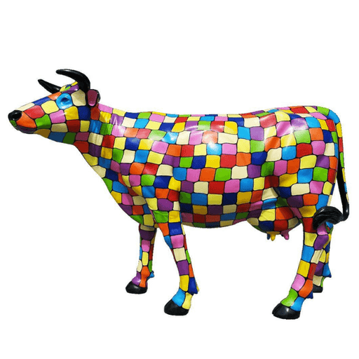 Statue Vache Animaux Resine - 225cm - Dragibus - ANIMAUX-RESINE.FR